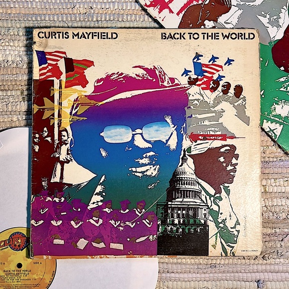 Curtis Mayfield - “Back To The World” Vinyl LP - Picture 1 of 5